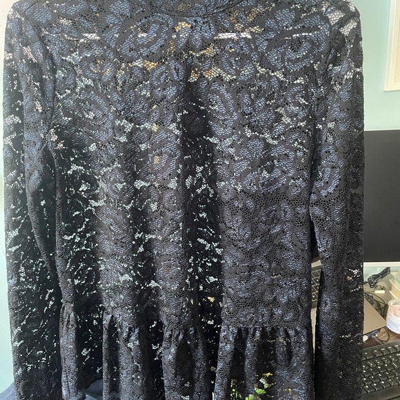 All Saints - Lace, peplum top - Picture 4 of 9